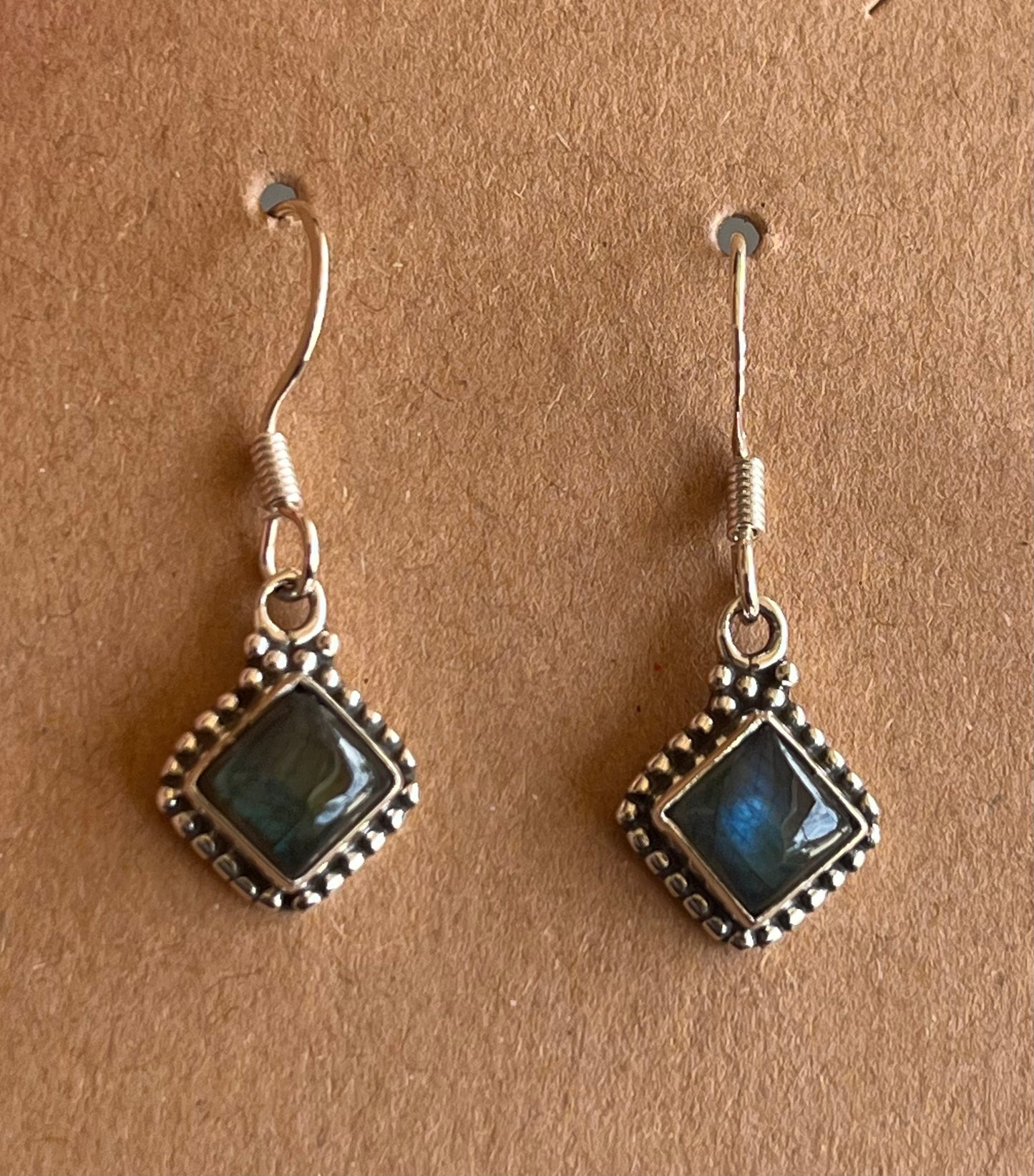 London Blue Topaz Dangling Earrings