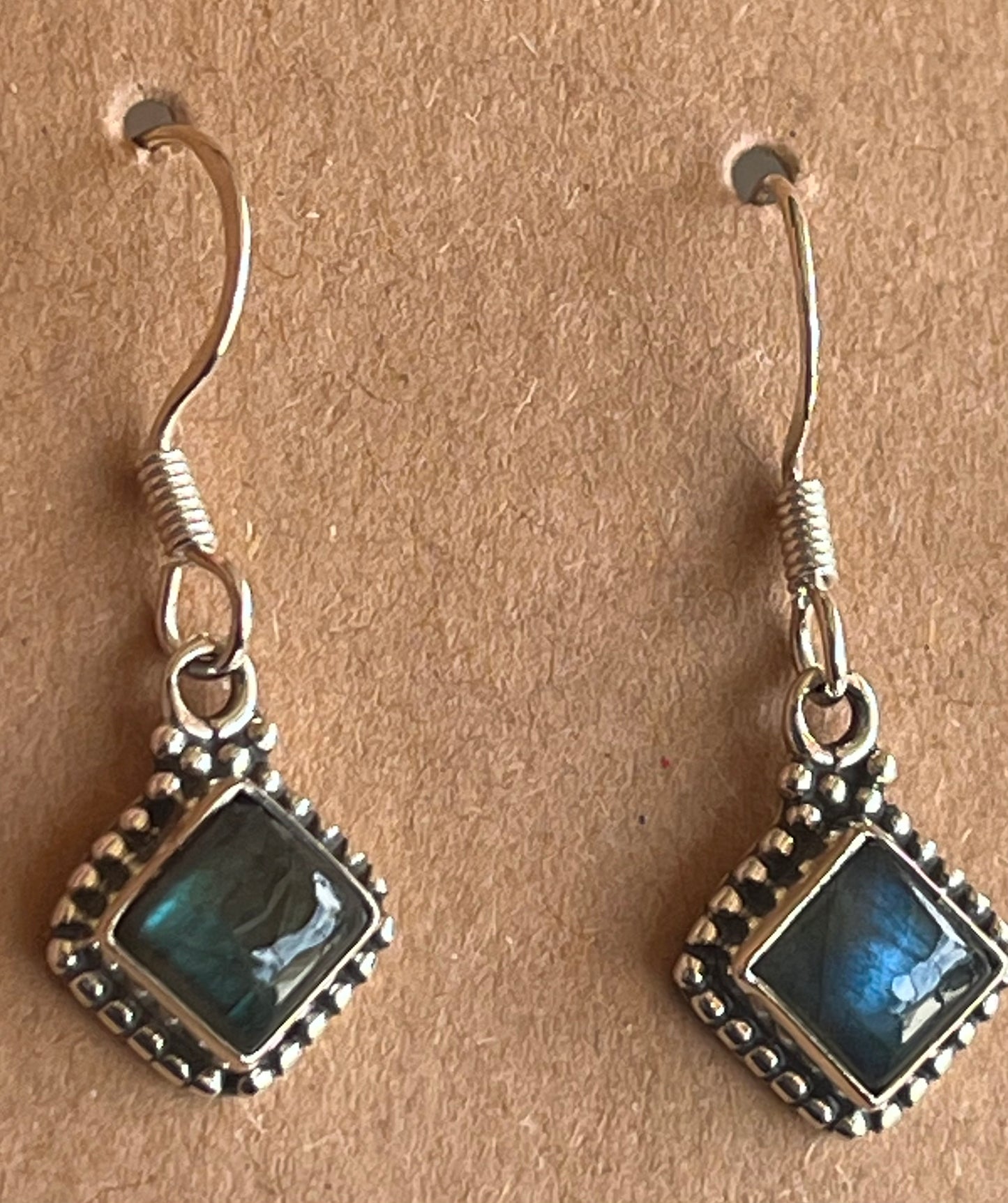 London Blue Topaz Dangling Earrings