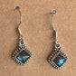 London Blue Topaz Dangling Earrings