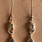 Green Amethyst Dangling Earrings