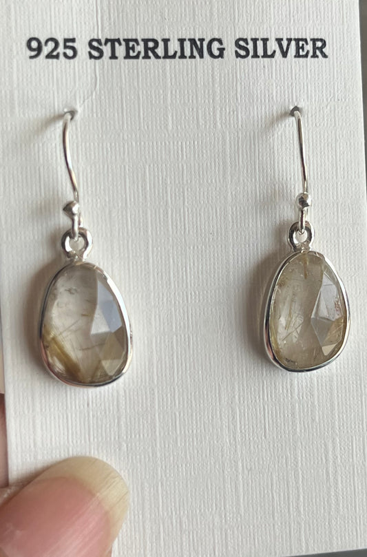 Rutile Dangling Earrings