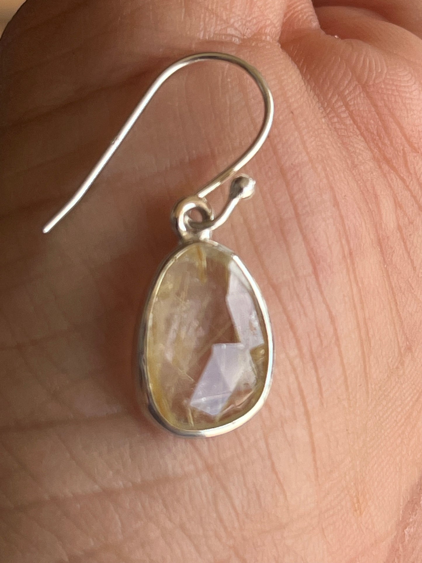 Rutile Dangling Earrings