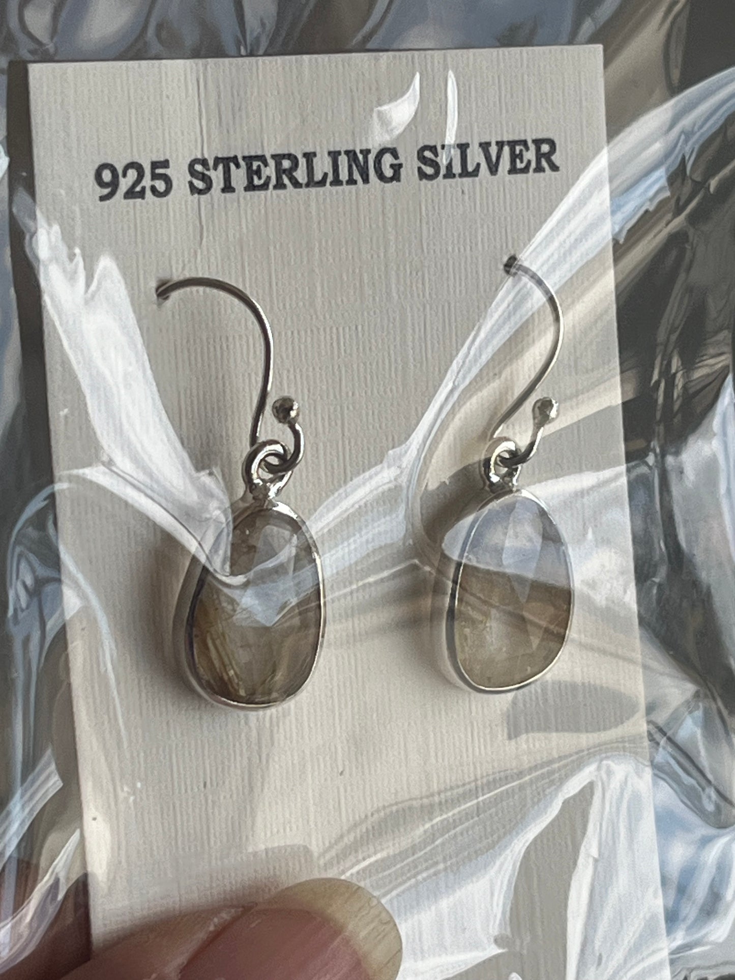 Rutile Dangling Earrings