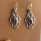 Amethyst Faceted Dangling Earrings