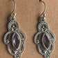 Amethyst Faceted Dangling Earrings