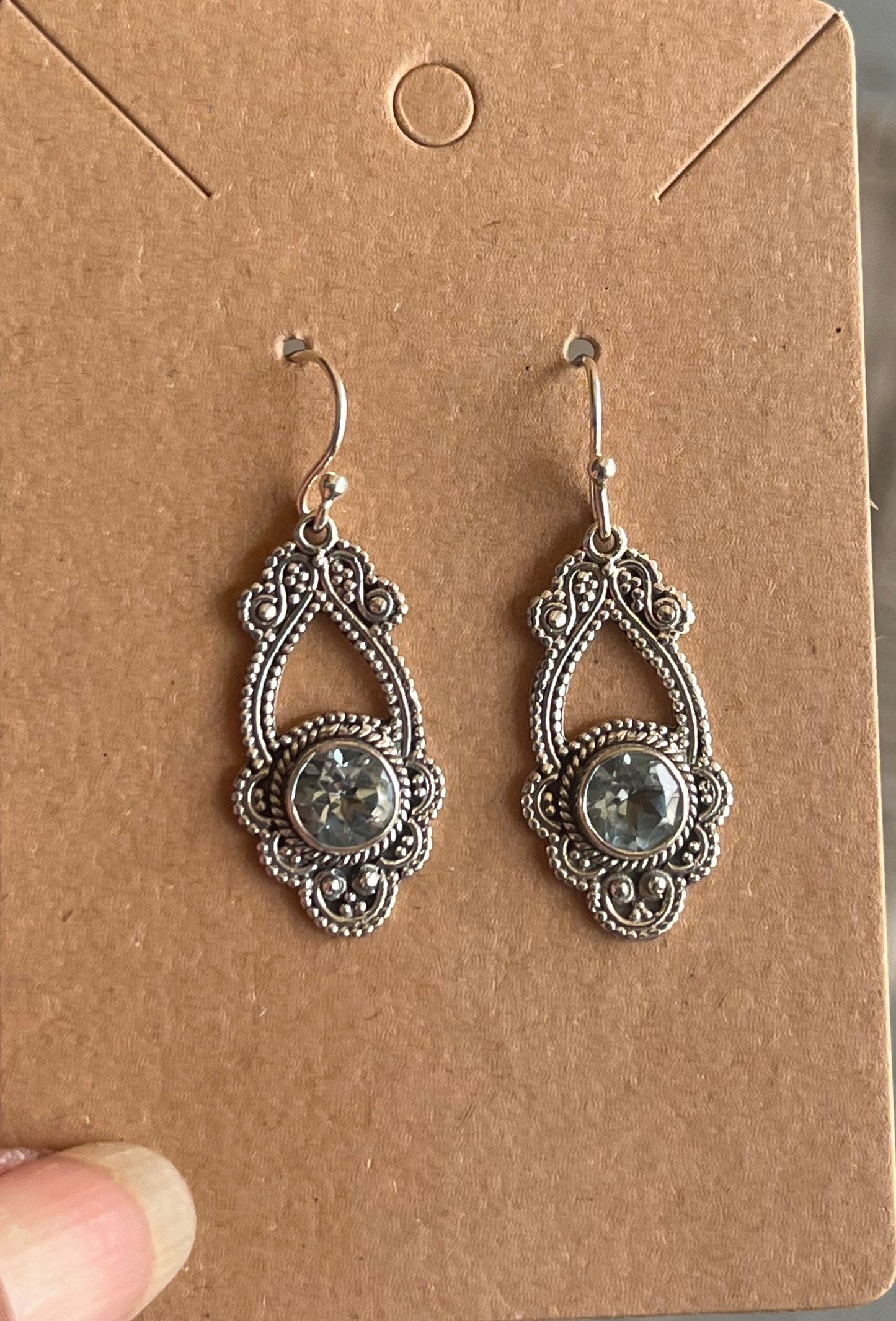 Topaz Dangling Earrings