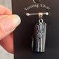 Rough Black Tourmaline Pendant