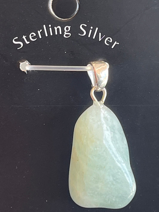 Polished Aquamarine Pendant