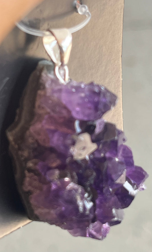 Rough Amethyst Pendant (LG)