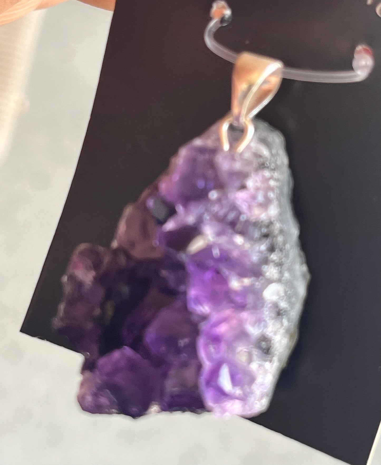 Rough Amethyst Pendant (LG)