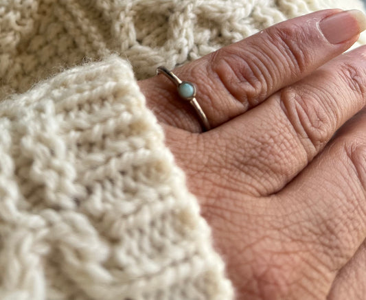 Larimar Ring