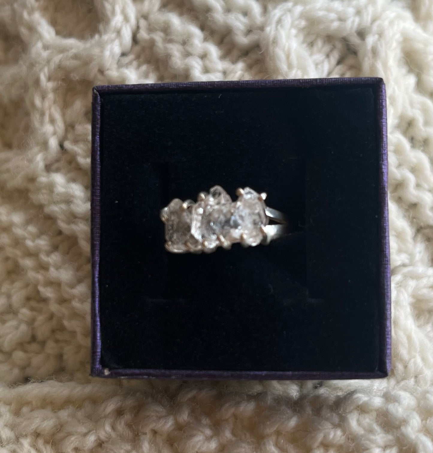 Herkimer Diamond Ring