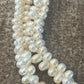 Triple-Strand Baroque Pearl Stretch Bracelet