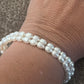 Double-Strand Freshwater Baroque Pearl Stretch Bracelet