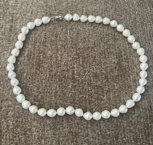 Freshwater Baroque Pearl Chocker Necklace