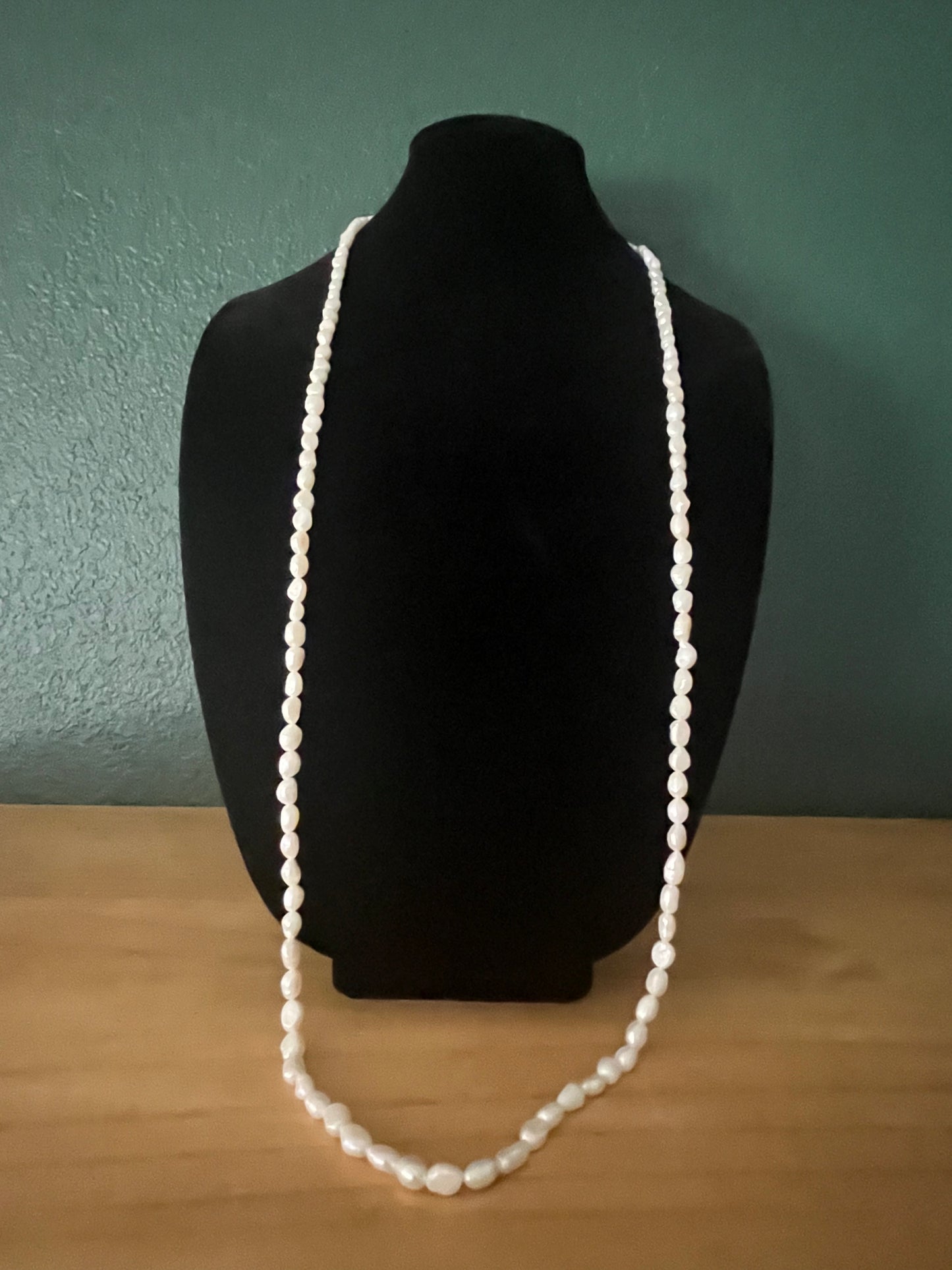 Freshwater Baroque Long Pearl Necklace