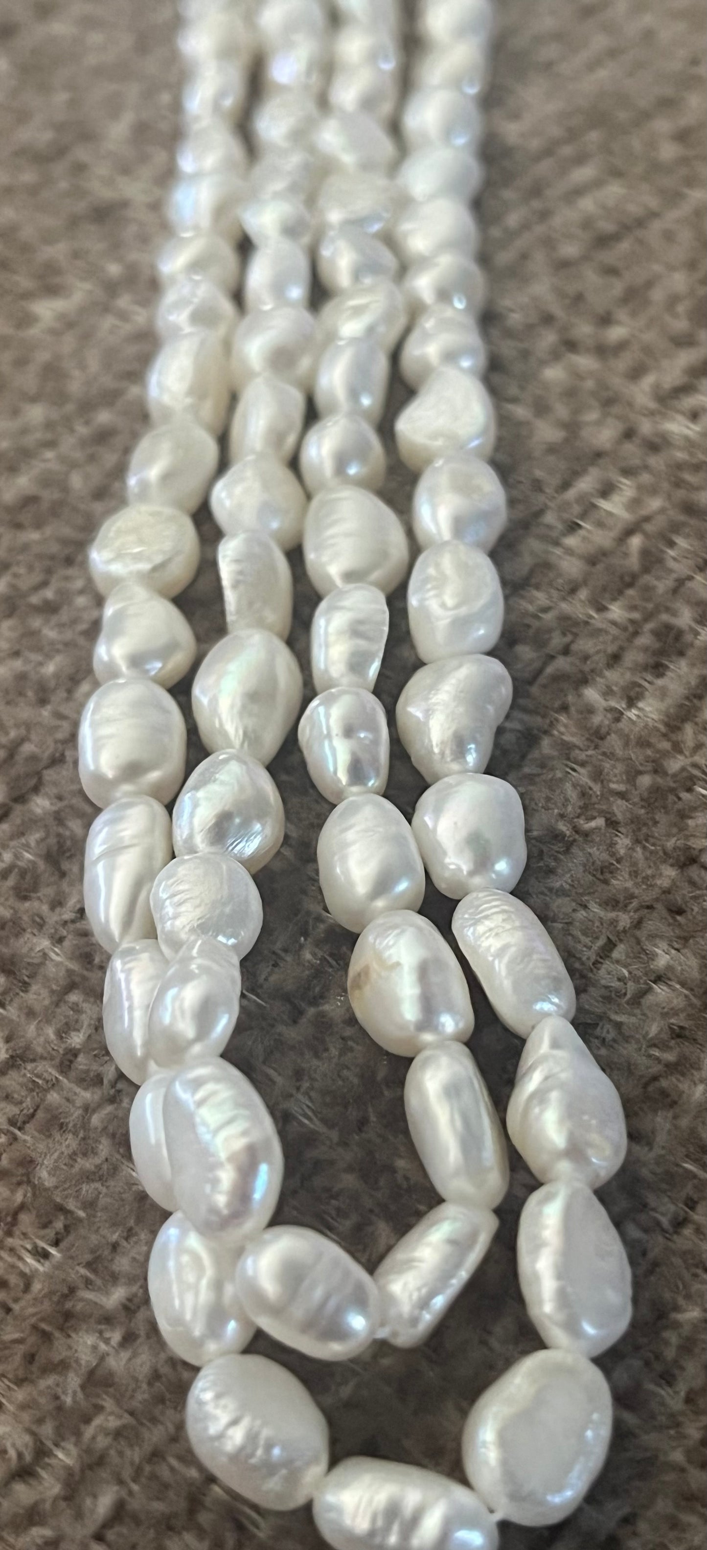 Freshwater Baroque Long Pearl Necklace