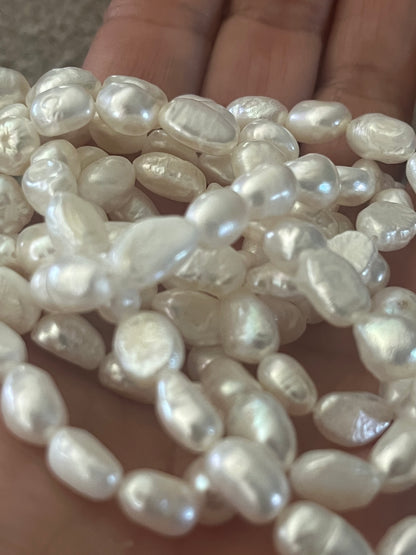 Freshwater Baroque Long Pearl Necklace