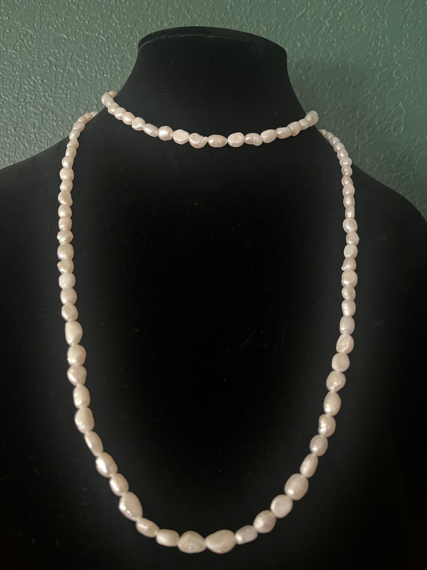 Freshwater Baroque Long Pearl Necklace