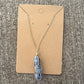 Sodalite Copperwire Pendant and Chain