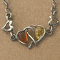 Baltic Amber Heart Bracelet