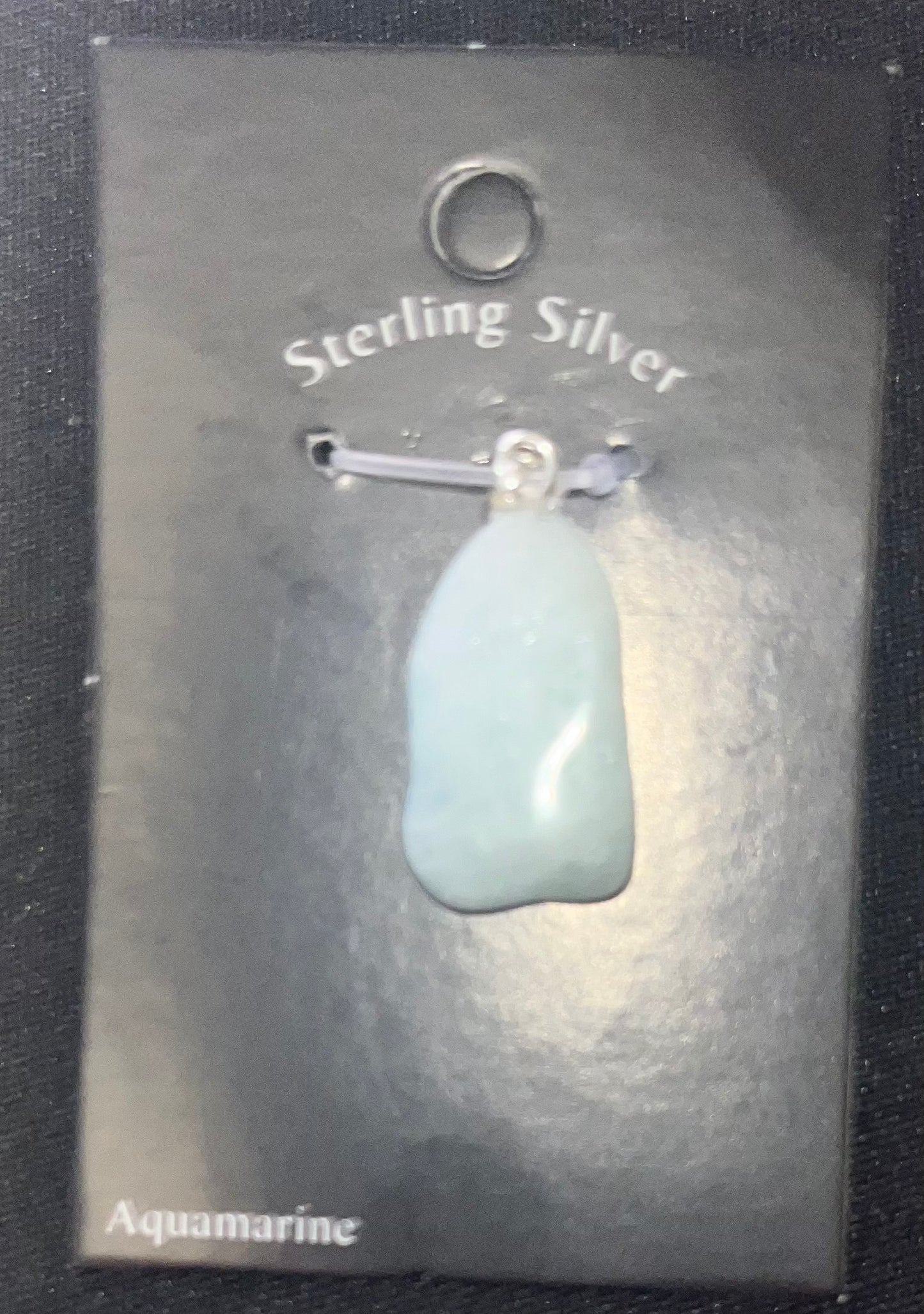 Polished Aquamarine Pendant