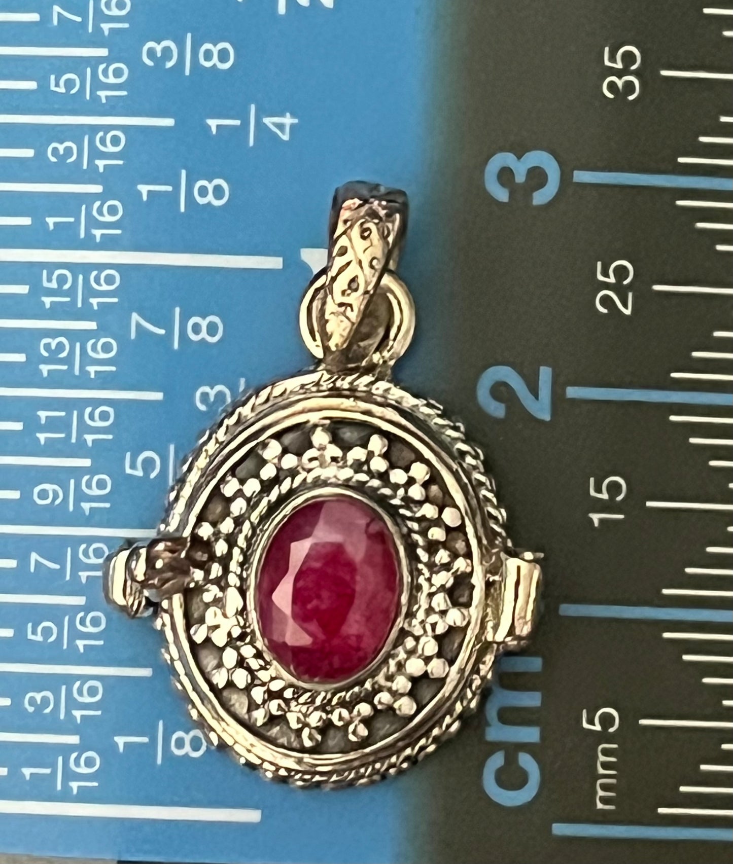 Ruby Poison Locket