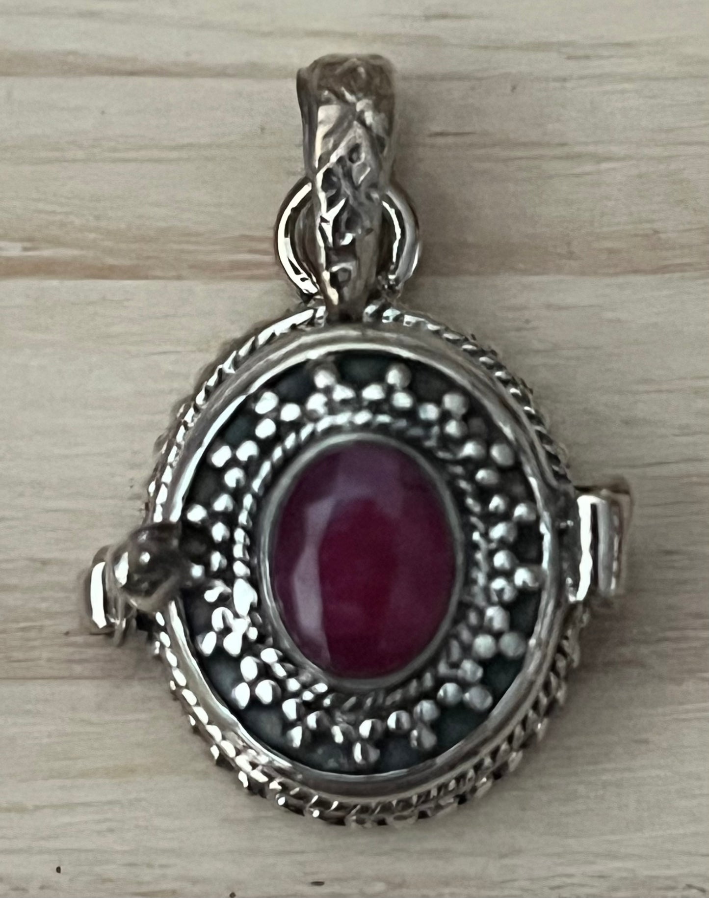 Ruby Poison Locket