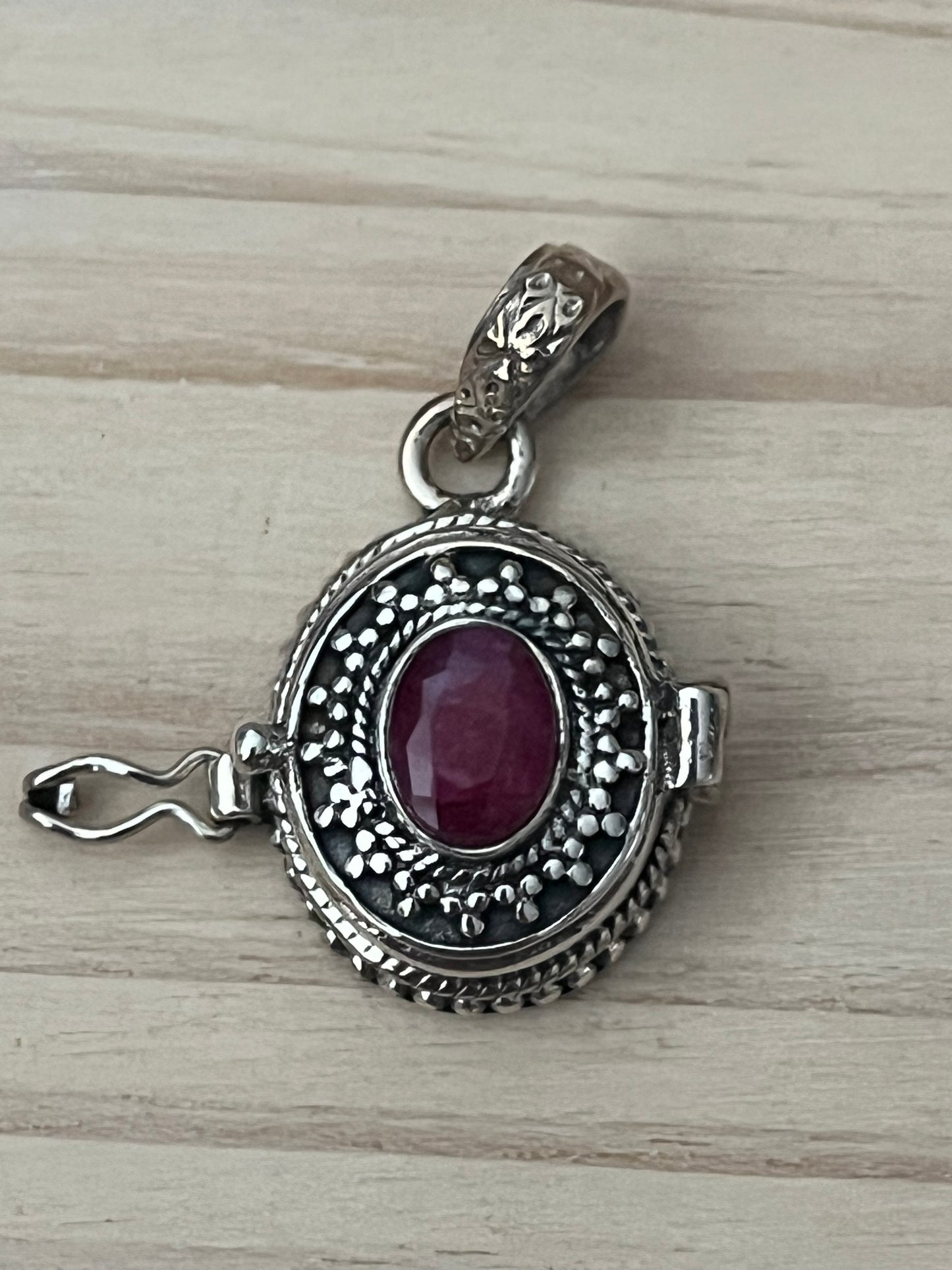 Ruby Poison Locket