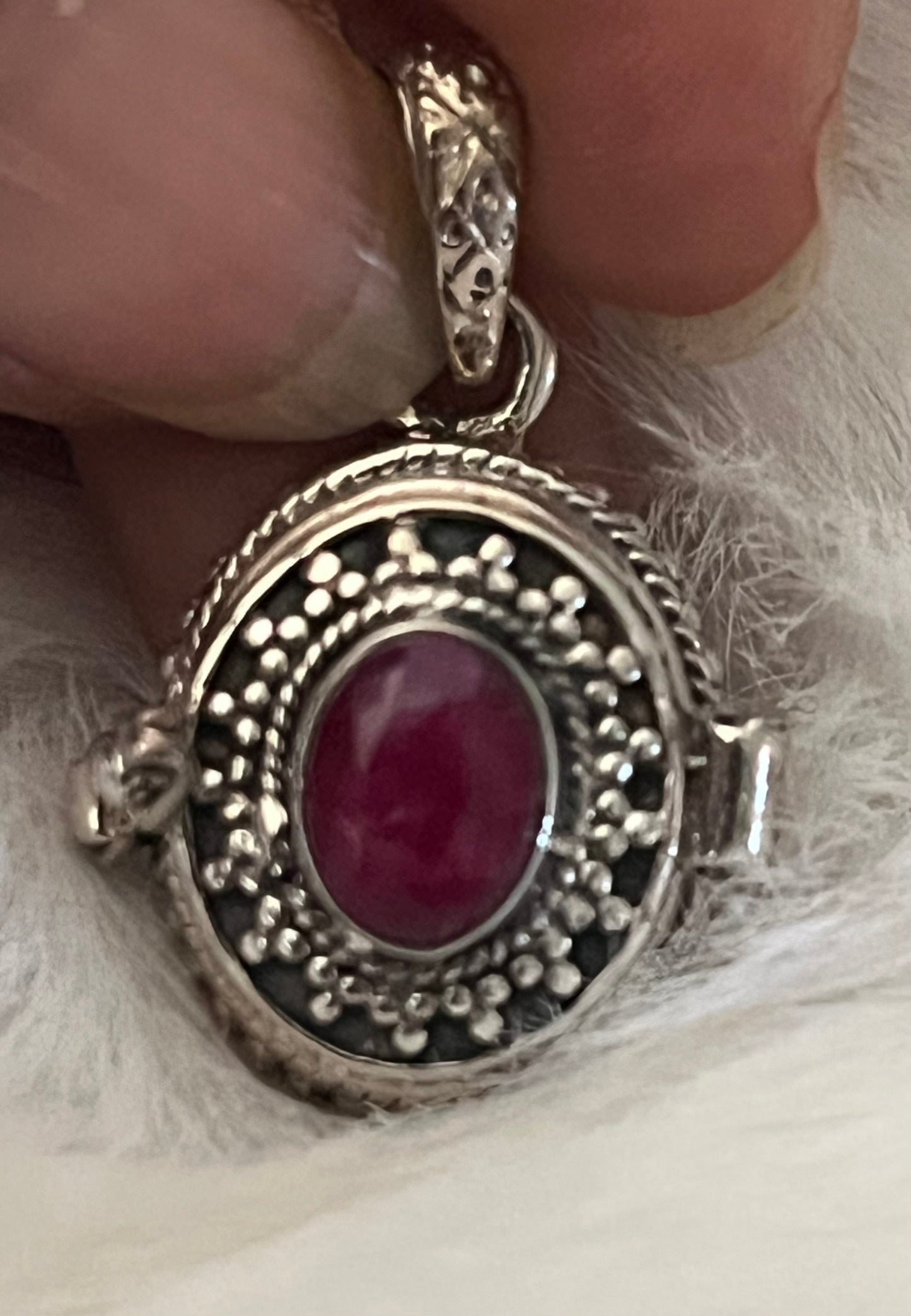 Ruby Poison Locket