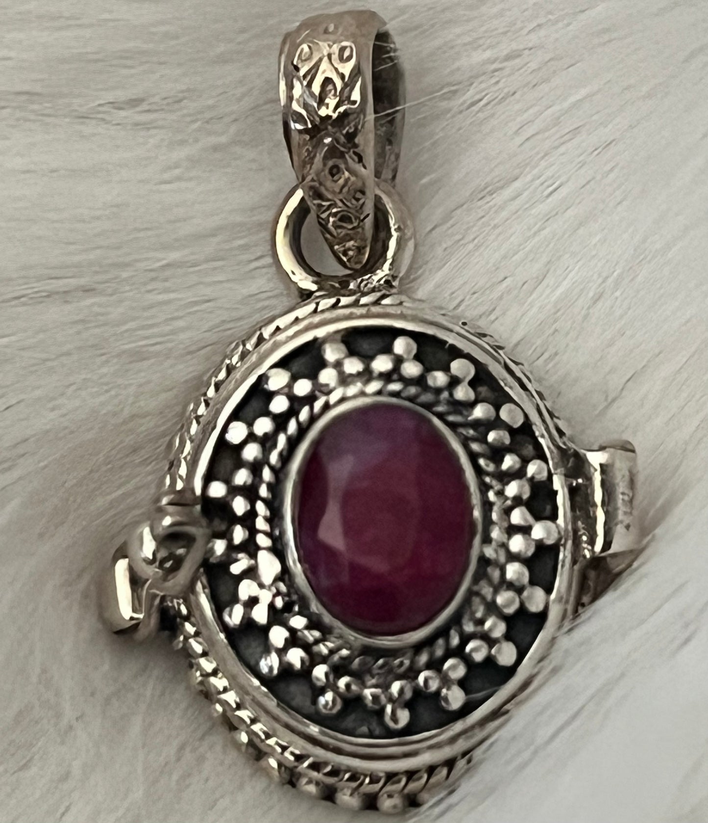 Ruby Poison Locket