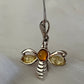 Baltic Amber Bee Necklace