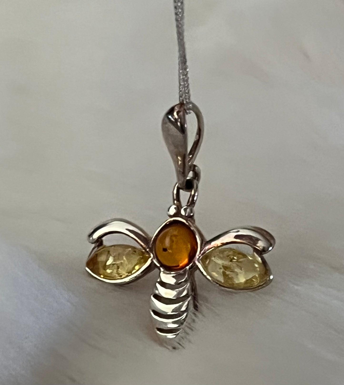 Baltic Amber Bee Necklace