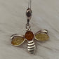 Baltic Amber Bee Necklace