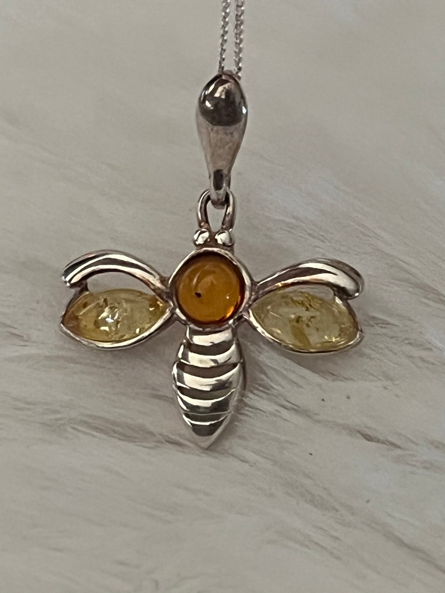 Baltic Amber Bee Necklace