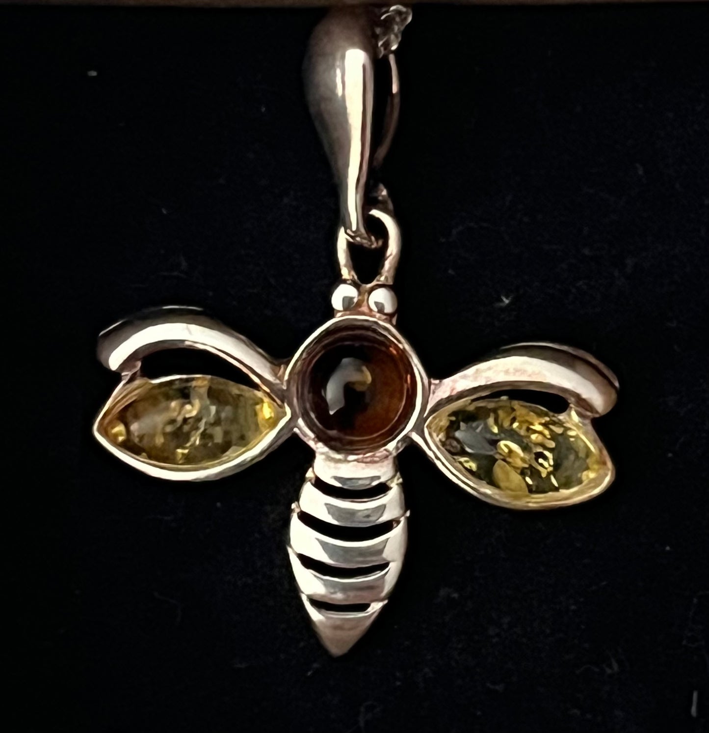 Baltic Amber Bee Necklace