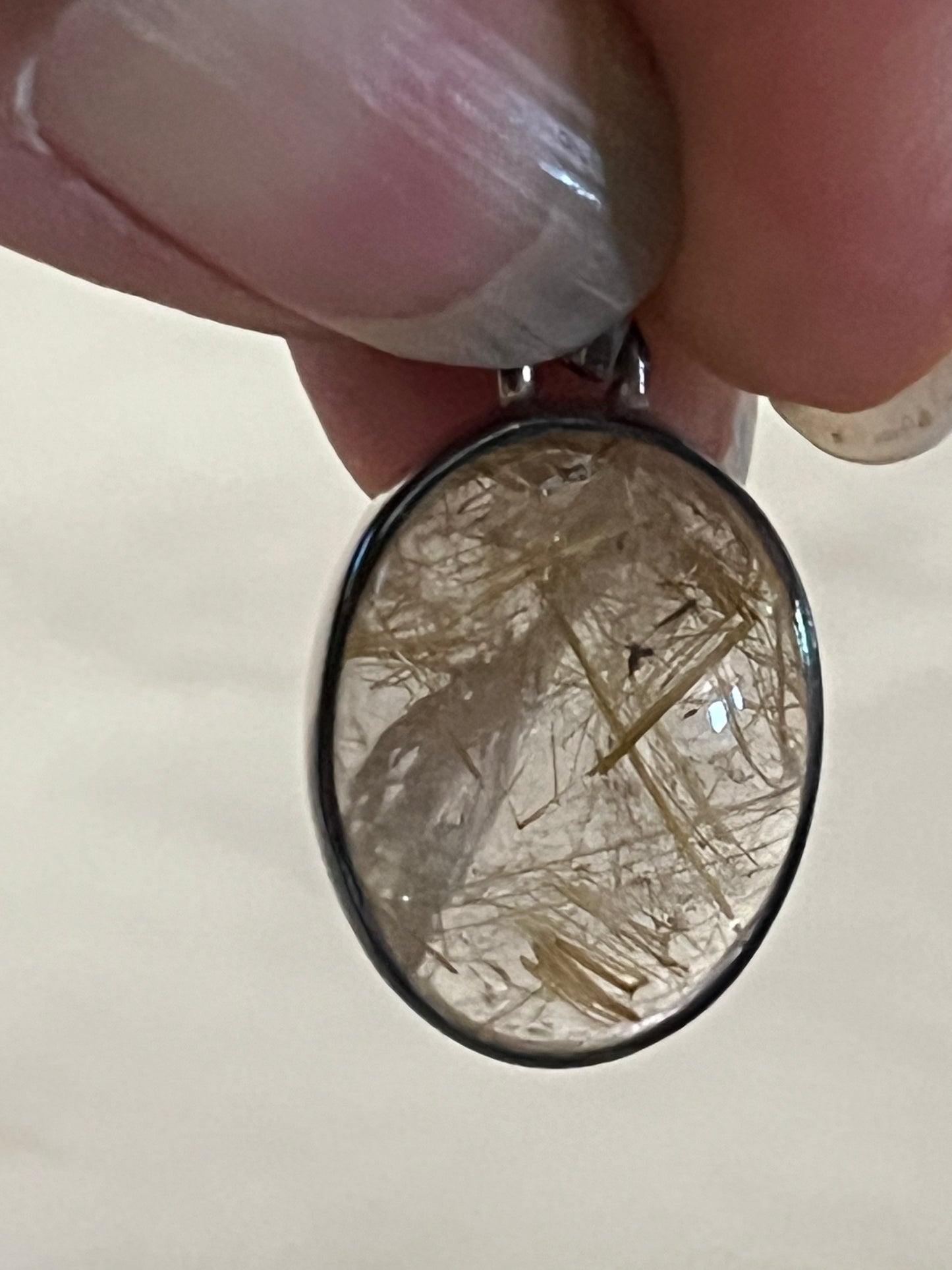 Golden Rutile Pendant