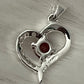 Garnet Heart Pendant