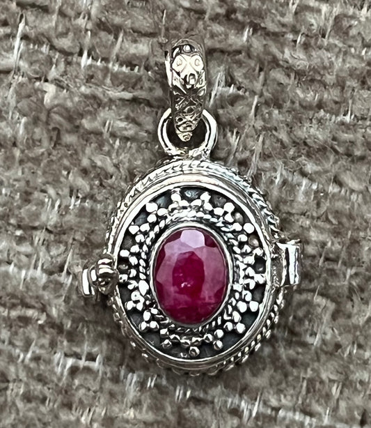 Ruby Poison Locket