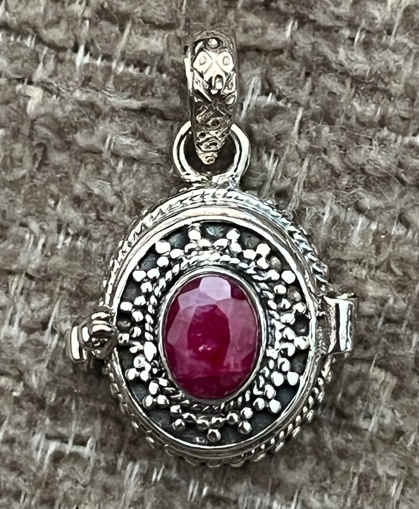 Ruby Poison Locket