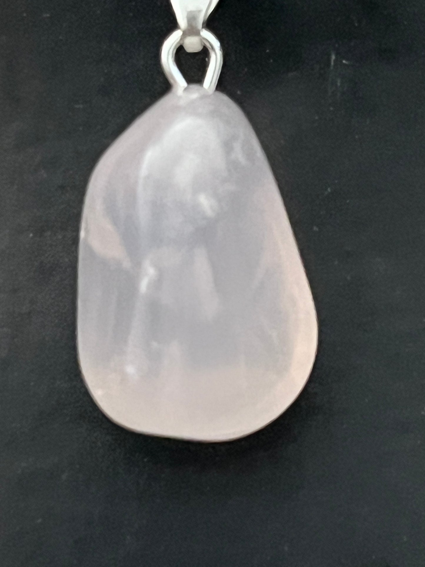 Polished Rose Quartz Pendant