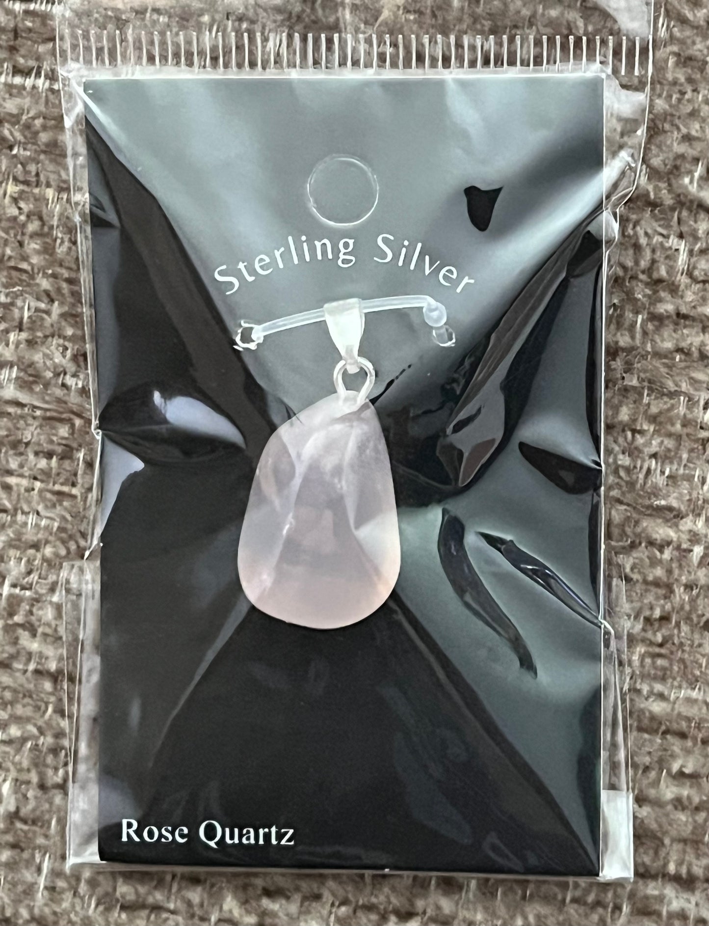 Polished Rose Quartz Pendant