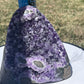 Amethyst cut base with Stalactite from Uruguay