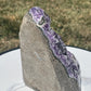 Amethyst cut base with Stalactite from Uruguay