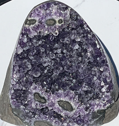 Amethyst cut base with Stalactite from Uruguay