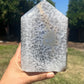 White Lace Agate Tower