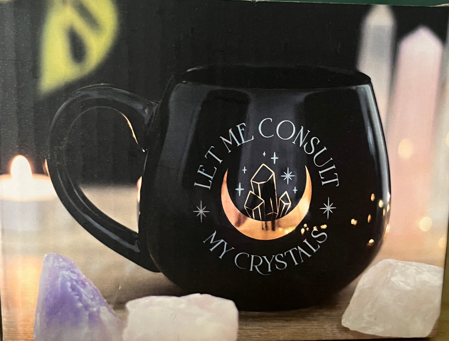 "Let Me Consult My Crystals" Mug