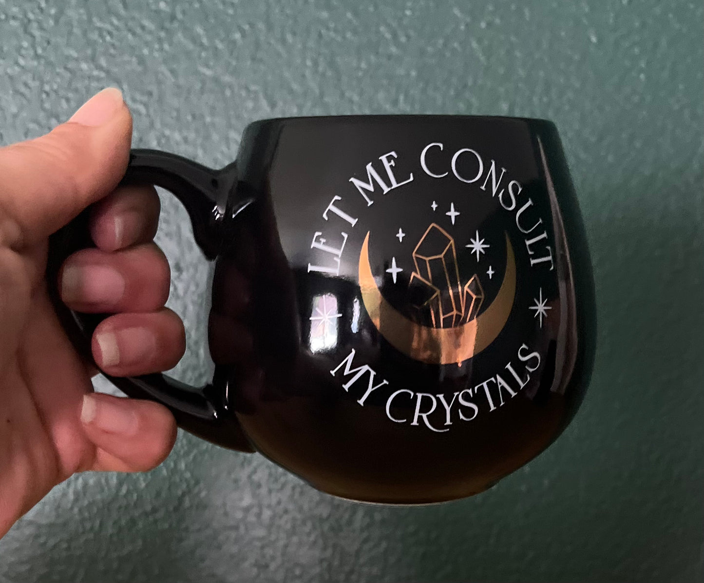 "Let Me Consult My Crystals" Mug