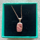 Raw Rhodochrosite Necklace