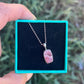 Raw Rhodochrosite Necklace